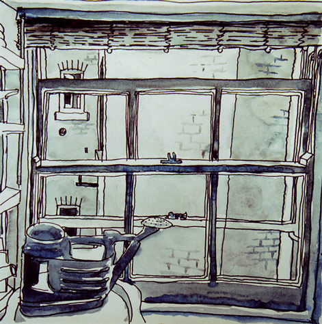 London2  Aquarell auf Papier 30 x 30 cm 2005