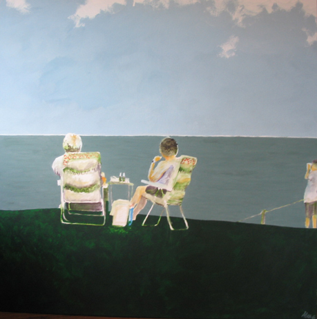 Margate  Acryl auf Leinwand 140 x 140 cm 2006